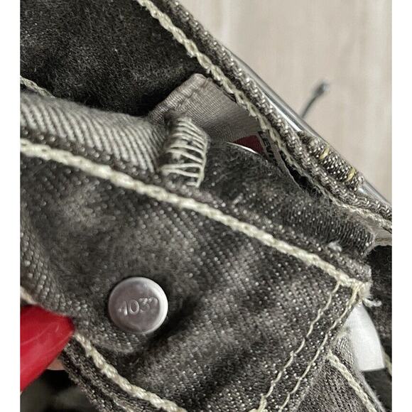 Levis 501 Jeans Men 36x34 Brown Button Fly Denim Faded Y2k VTG Rugged México - Picture 10 of 16